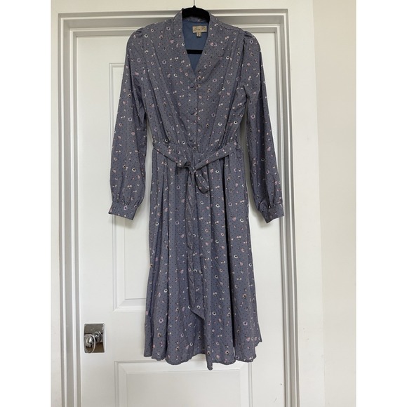 lindy bop dress 14 Watercolor Floral 50's Retro Pinup Vintage - Picture 3 of 11